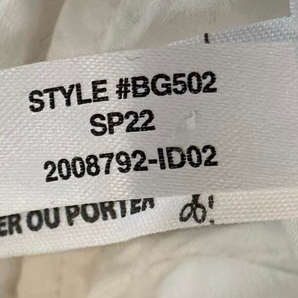 J Crew Re-Imagined Womens XS Mini Dress White Smocked Square Neck Gauzy Lined - Picture 8 of 12